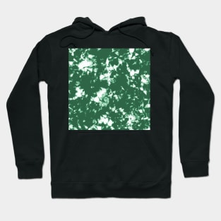 emerald green Storm - Tie Dye Shibori Texture Hoodie